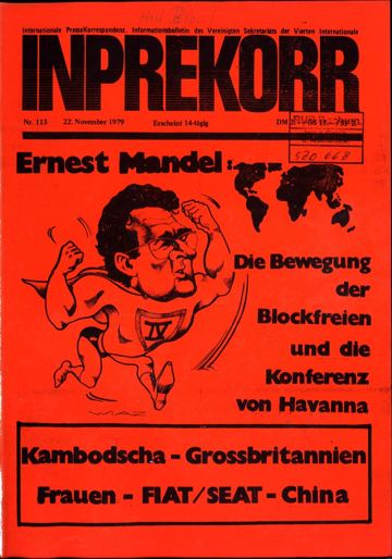 Umschlag, Inprekorr Nr. 113