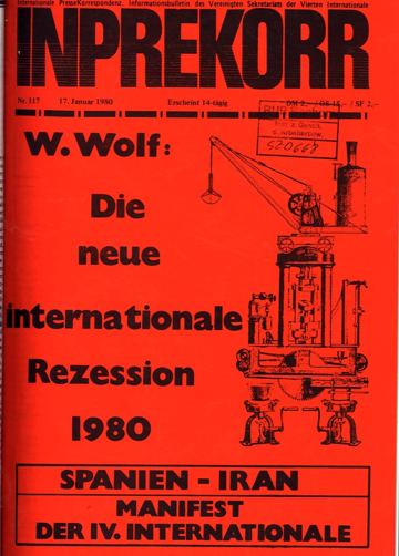 Umschlag, Inprekorr Nr. 117