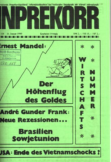 Umschlag, Inprekorr Nr. 118