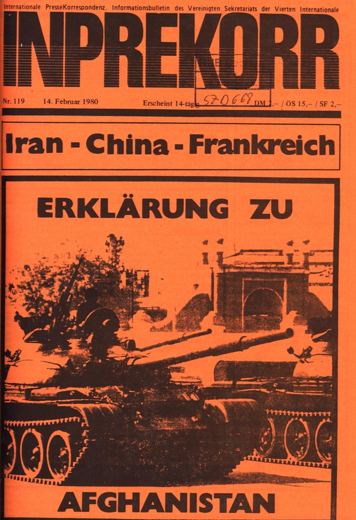 Umschlag, Inprekorr Nr. 119