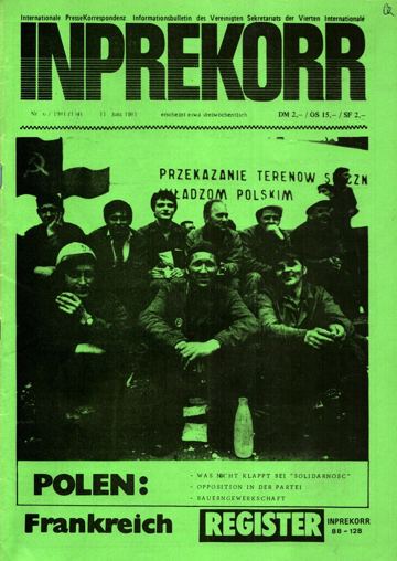 Umschlag, Inprekorr Nr. 6 (134)
