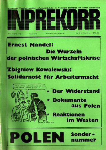 Umschlag, Inprekorr Nr. 3 (142)