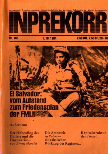Umschlag, Inprekorr Nr. 165