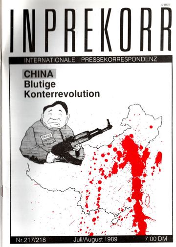 Umschlag, Inprekorr Nr. 217/218