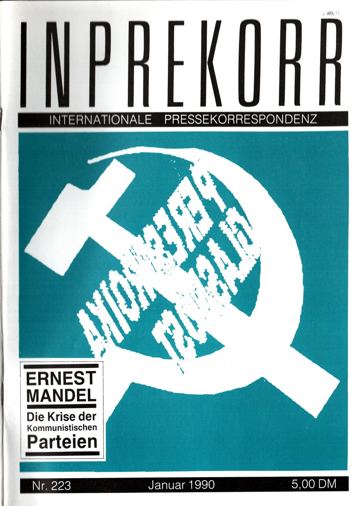 Umschlag, Inprekorr Nr. 223