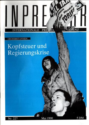 Umschlag, Inprekorr Nr. 227