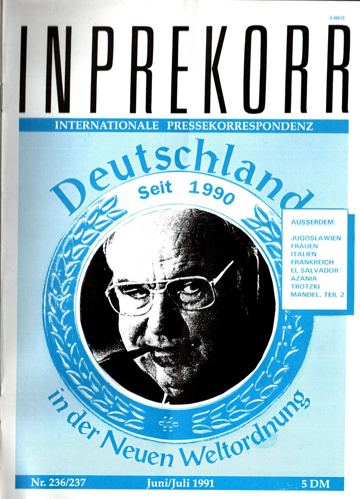Umschlag, Inprekorr Nr. 236/237