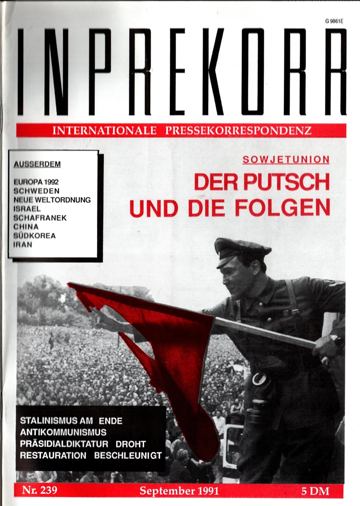 Umschlag, Inprekorr Nr. 239