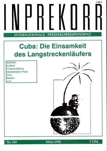 Umschlag, Inprekorr Nr. 245