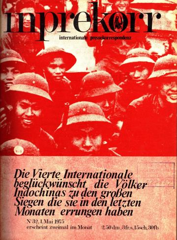 Umschlag, Inprekorr Nr. 32