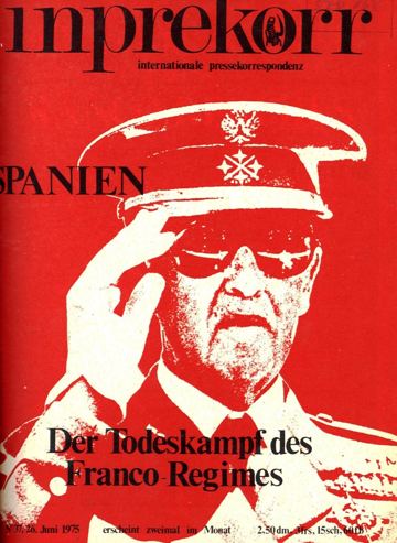 Umschlag, Inprekorr Nr. 37