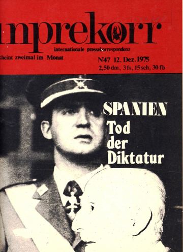 Umschlag, Inprekorr Nr. 47
