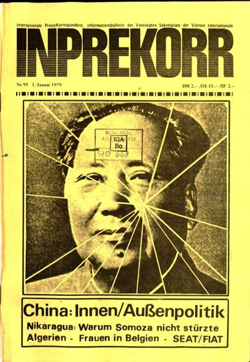 Umschlag, Inprekorr Nr. 95